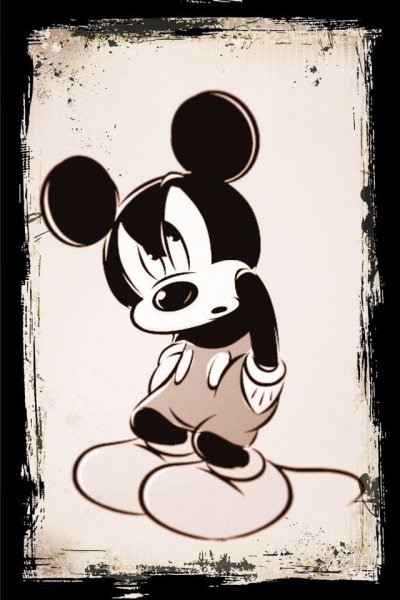 Микки Маус с косяком
