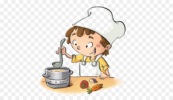 Готовка дети на прозрачном фоне