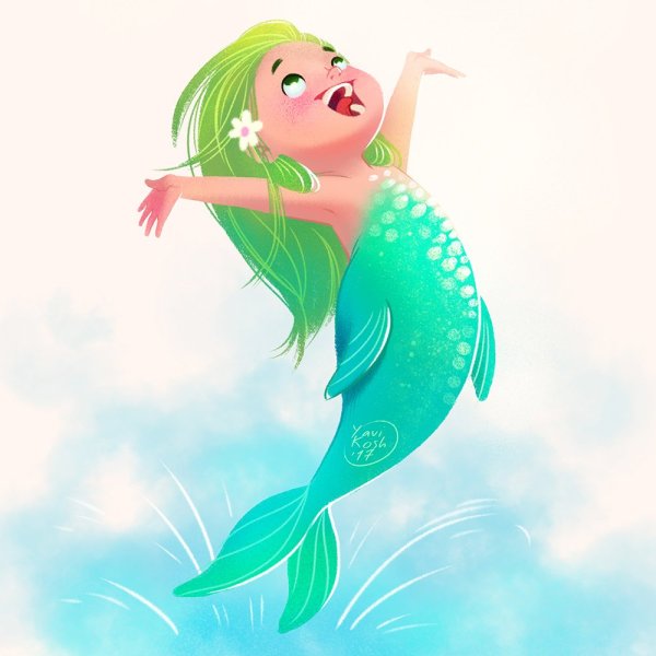 Русалки мультяшные