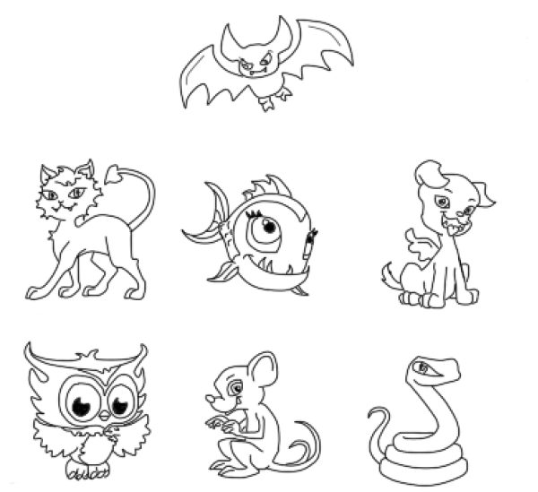 Акварельные зверюшки