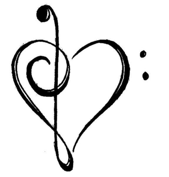 Музыкальные рисунки для срисовки