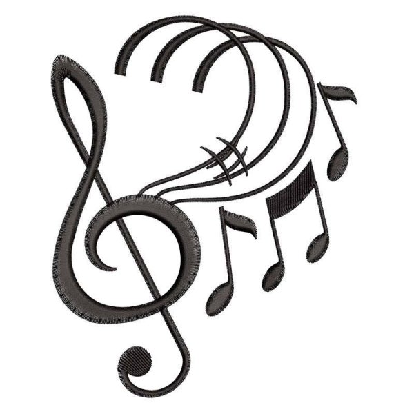 Скрипичный ключ эскиз