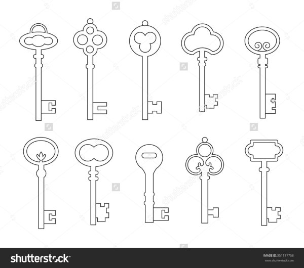 Трафарет ключи от машины