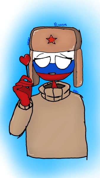 Человек Россия мультяшный