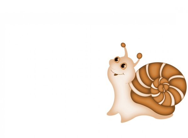 Карандашами - улитка