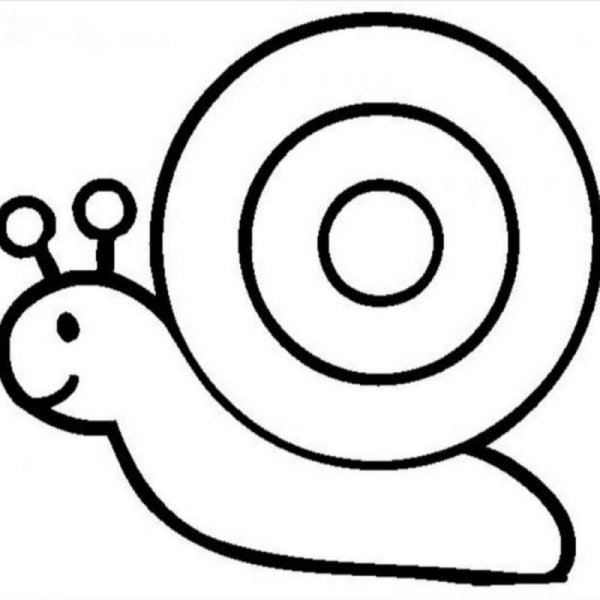 Карандашами - улитка