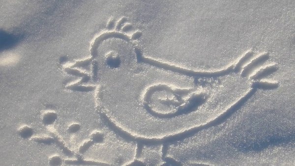 Узоры на снегу рисунок