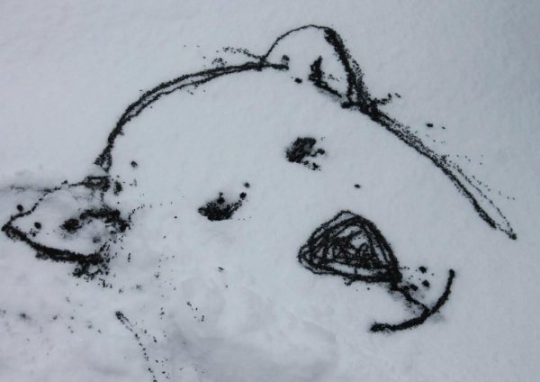 Снег рисунок