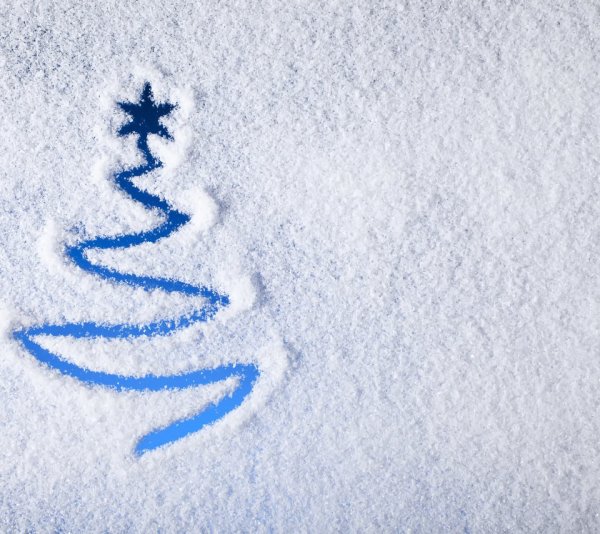 Буква на снегу