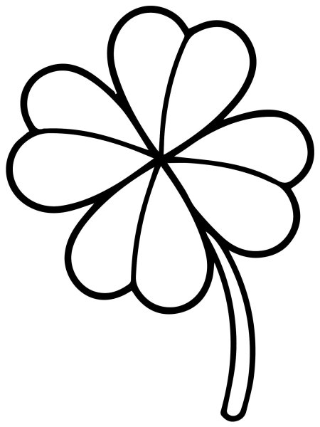 Нарисовать четырехлистный Клевер