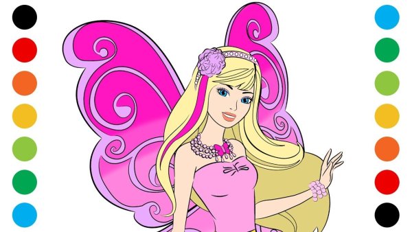 Раскраски куклы Барби и Челси