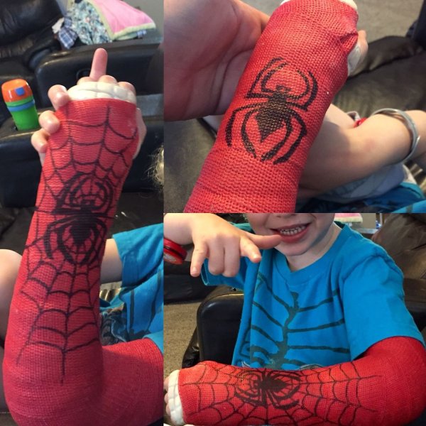 Рисунки на гипсе