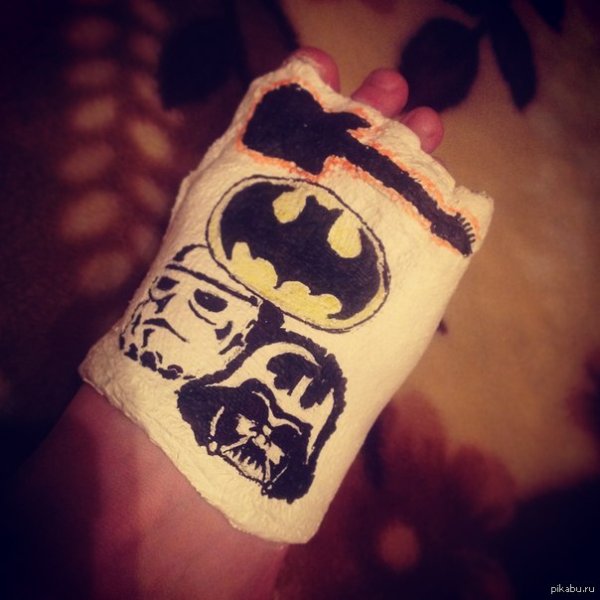 Рисунки на гипсе