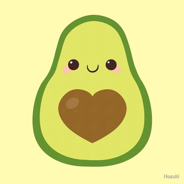 Авокадо рисунок