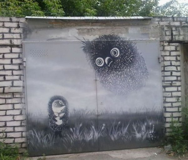 Гараж рисунок