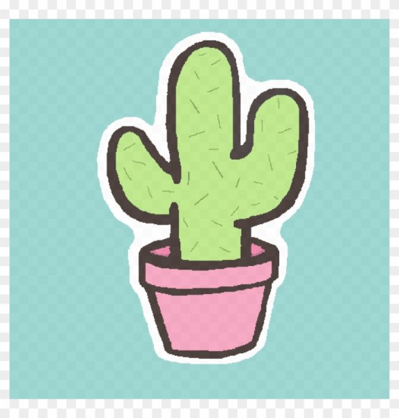 Кактус рисунок