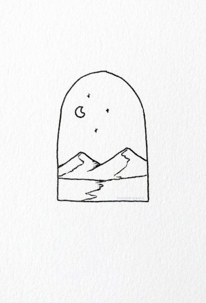 Рисунки для срисовки лёгкие грусные