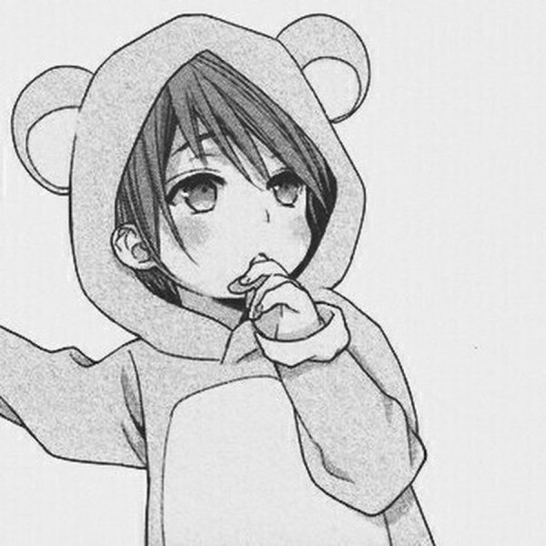 Аниме карандашом парни милые