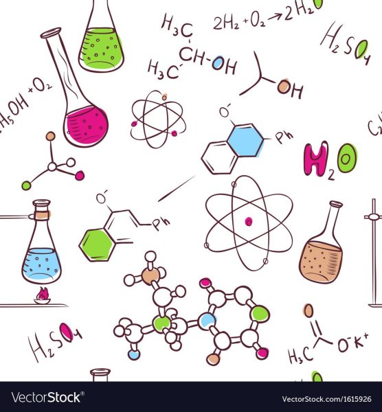 Колбы химические раскраска