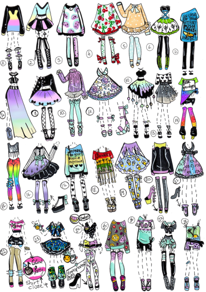 Одежда для срисовки