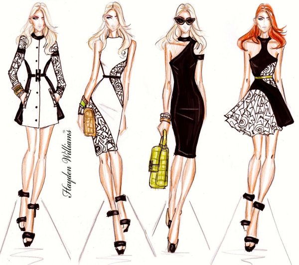 Рисунки одежды