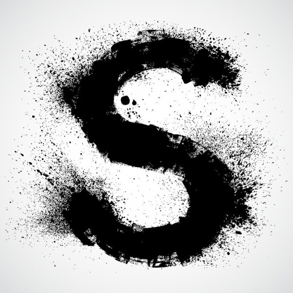 Буква s для логотипа