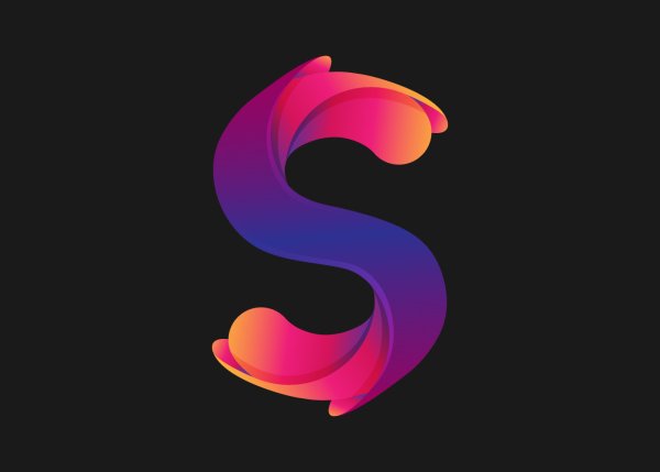 Буква s для логотипа