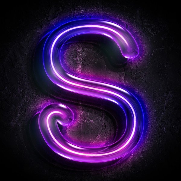 Красивая буква s