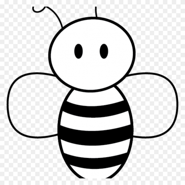 Пчела раскраска