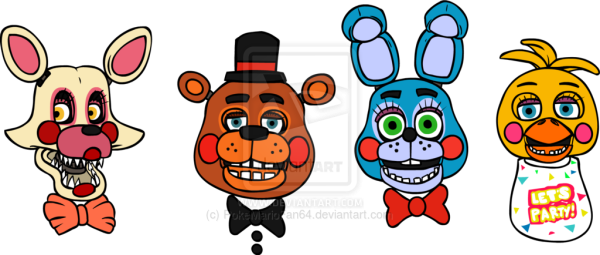 Милые Фредди чика Бонни Фокси