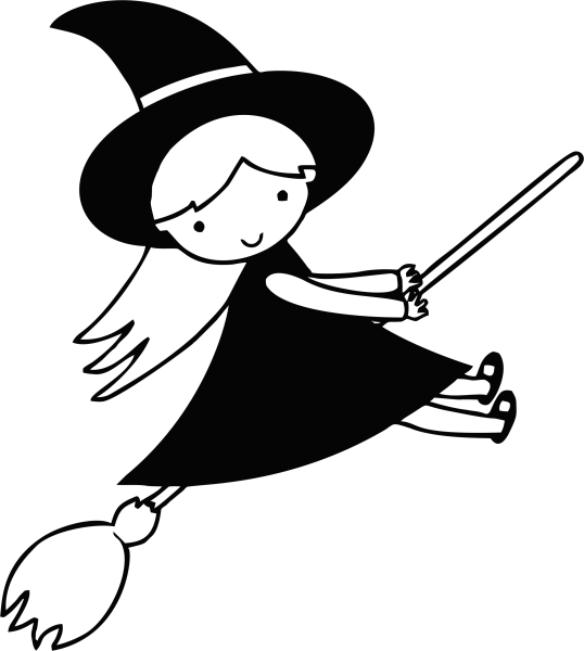 Ведьма рисунок для детей