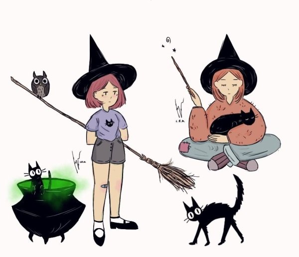 Три милые ведьмочки