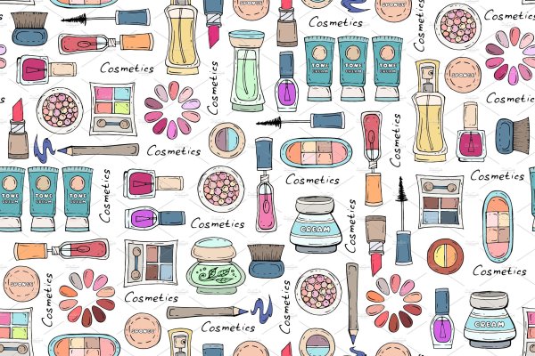 Косметика раскраска для детей