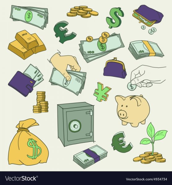 Картинки для срисовки деньги