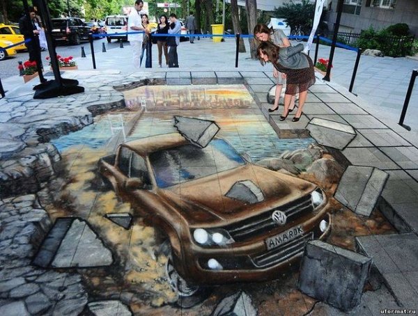 Уличные 3d-рисунки Николая Арндта