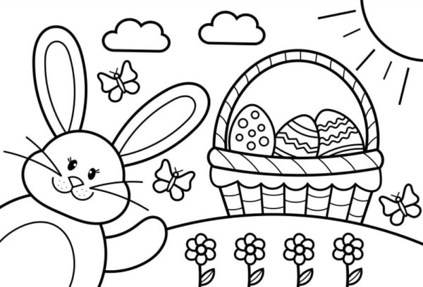 Раскраска Easter Day