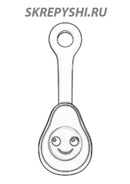 Скрепыши на белом фоне