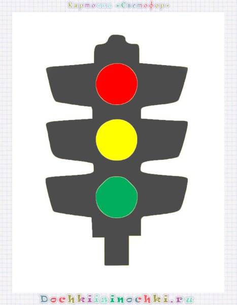 Стенд светофор для детского сада
