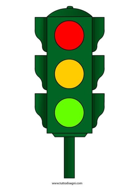 Макет светофора для детей