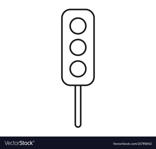 Светофор контур