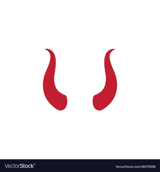 Рога дьявола вектор