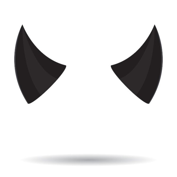 Чёрные рога демона