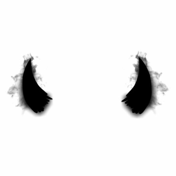 Рога дьявола вектор