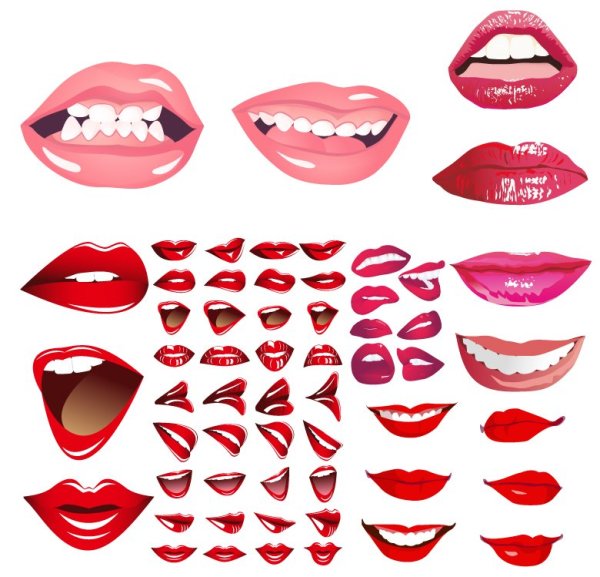 Губы улыбка