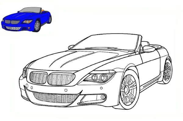 Раскраска машинки