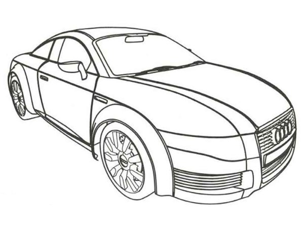 Автомобили (раскраски)