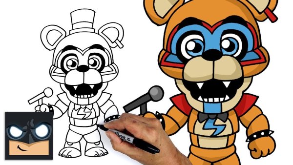 Раскраски ФНАФ Бонни