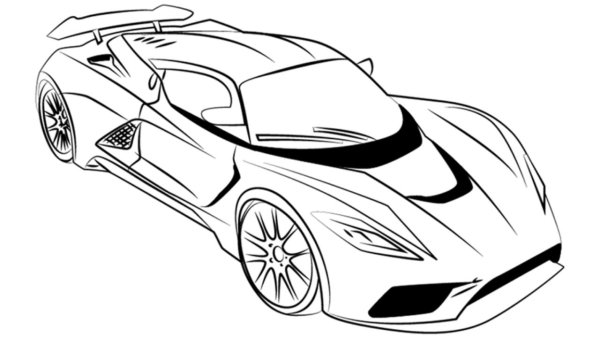 Hennessey Venom f5 раскраска