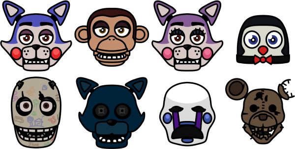 Фредди АНИМАТРОНИК раскраска