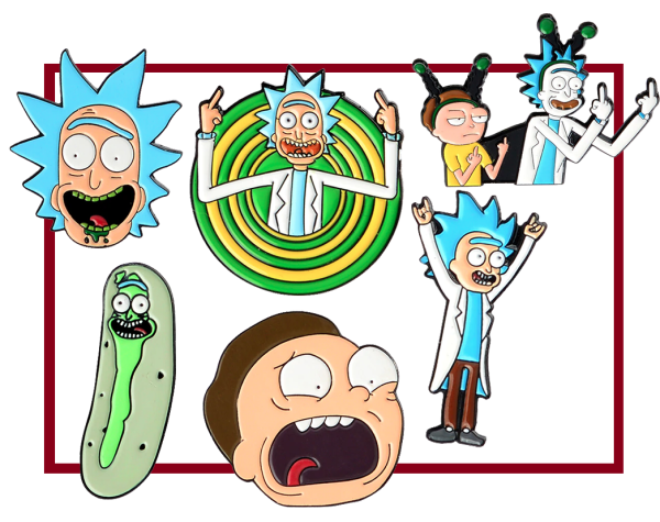 Rick and Morty наклейки